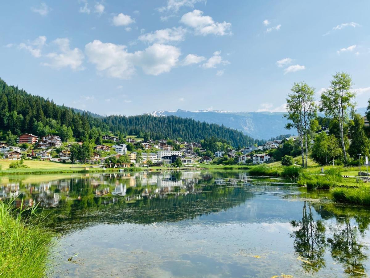 Moderne Ferienwohnung In Laax - Modern Apartment In Laax Luaran gambar